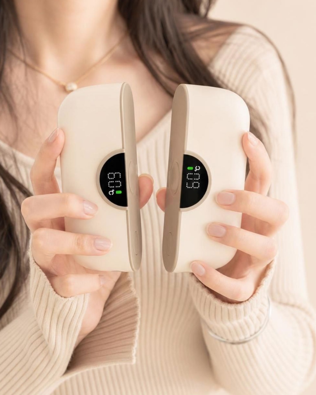 충전식 휴대용 손난로 대용량배터리 4500mAh 2개