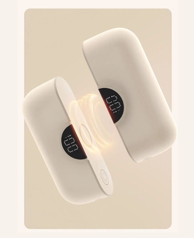 시크벨 충전식 휴대용 손난로 대용량배터리 4500mAh 2개 빈틈없는 360° 전면 발열