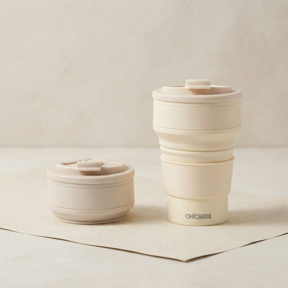 1+1 시크벨 휴대용 접이식 식품등급 실리콘 텀블러 500mL — 베스트셀러 1위 상품 사진