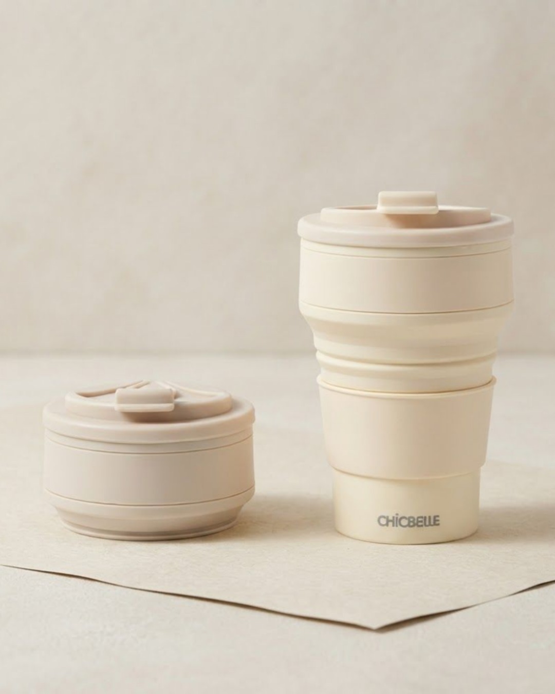 1+1  접이식 식품등급 실리콘 텀블러 500mL