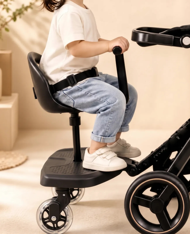 시크벨 4세대 안전벨트 유모차 보조의자 버기보드 휠보드 안전의 핵심, 안전벨트 장착
